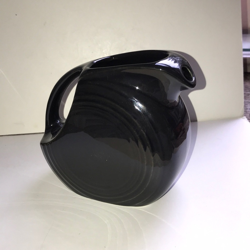 Mini Fiesta ware disc pitcher.